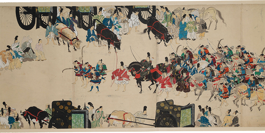 平治物語絵巻 江戸後期写 巻子本1軸