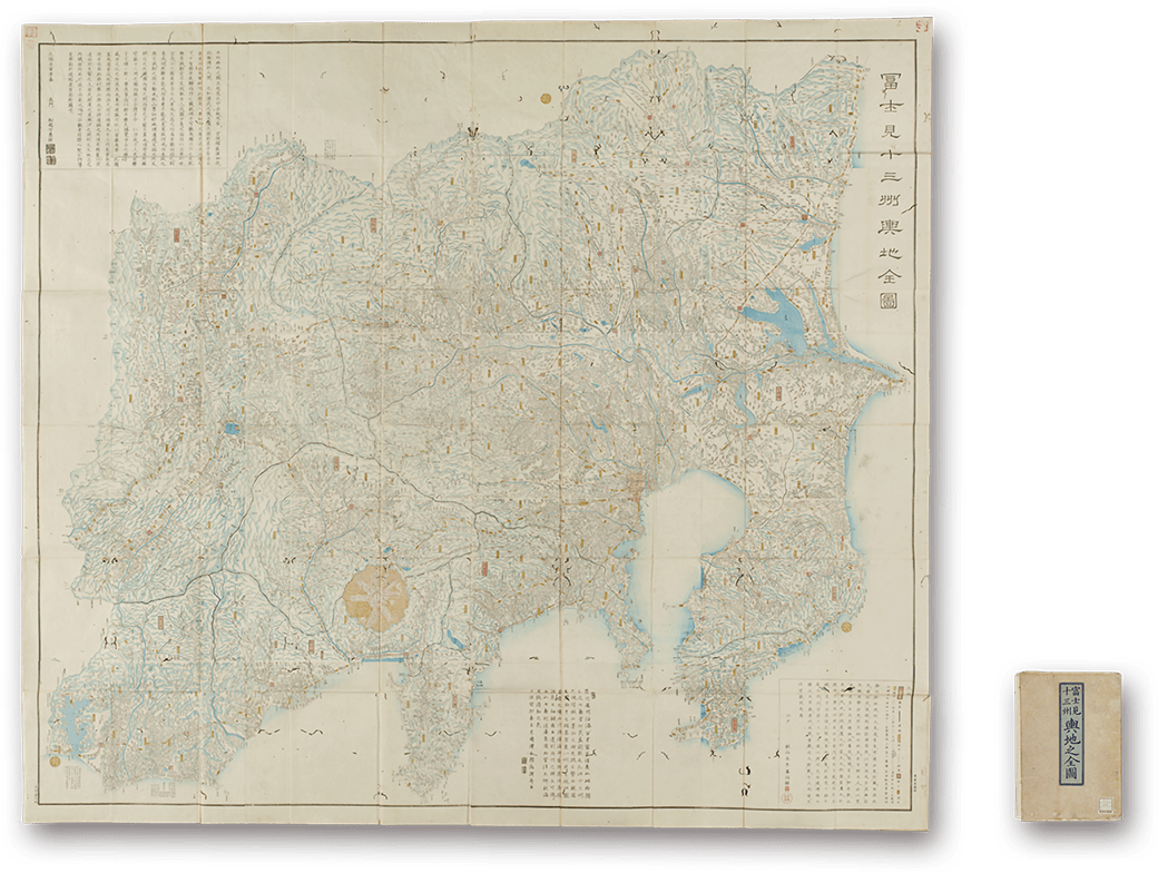 富士見十三州輿地全図