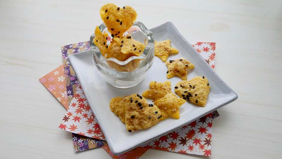 サクサク食感!江戸の卵煎餅