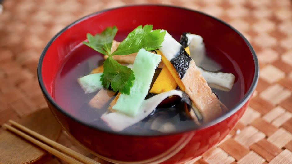 おもてなし!五色卵のお吸い物